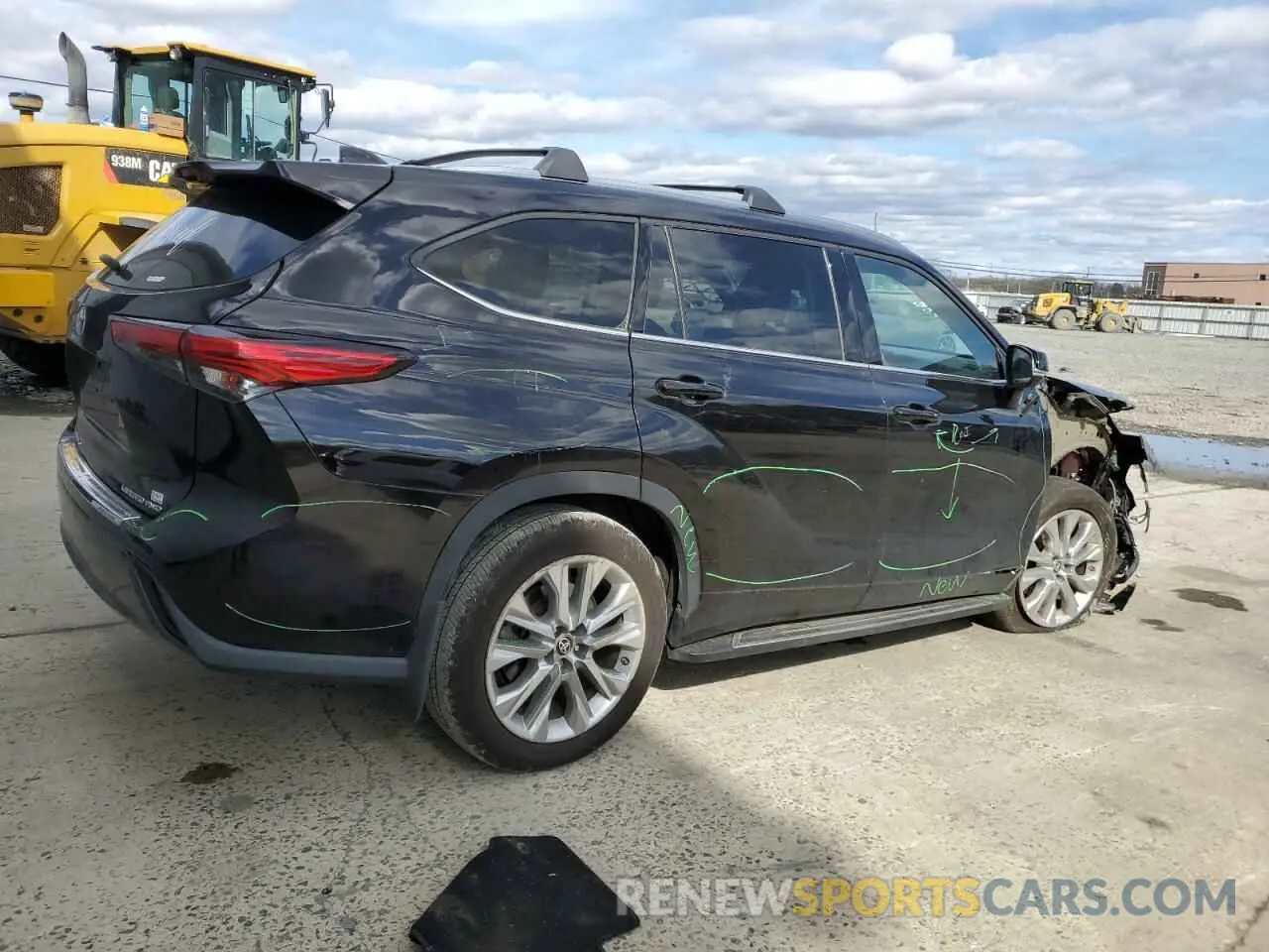 3 Photograph of a damaged car 5TDDZRBH8MS070640 TOYOTA HIGHLANDER 2021