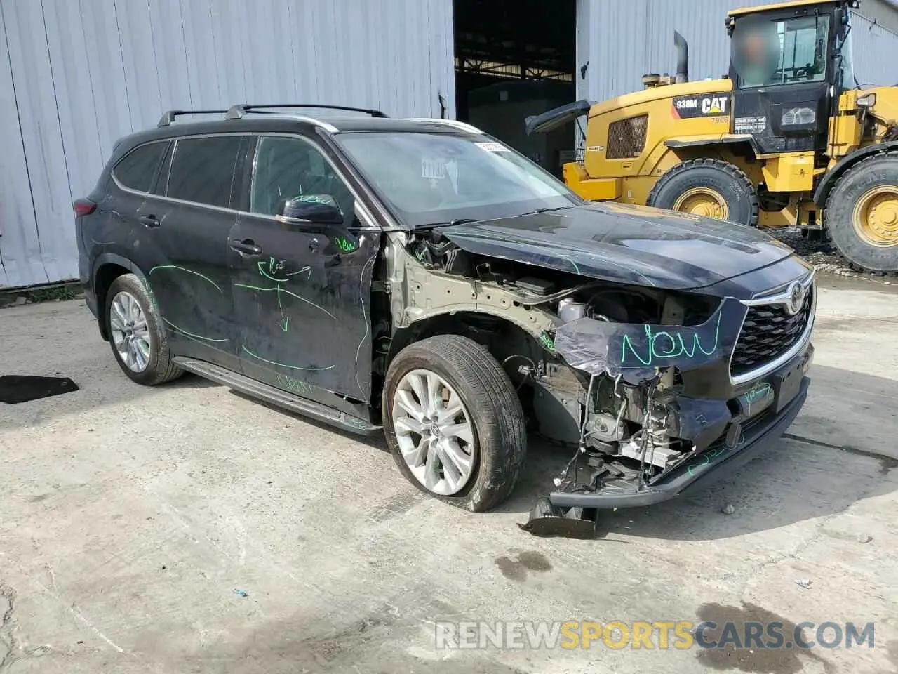 4 Photograph of a damaged car 5TDDZRBH8MS070640 TOYOTA HIGHLANDER 2021