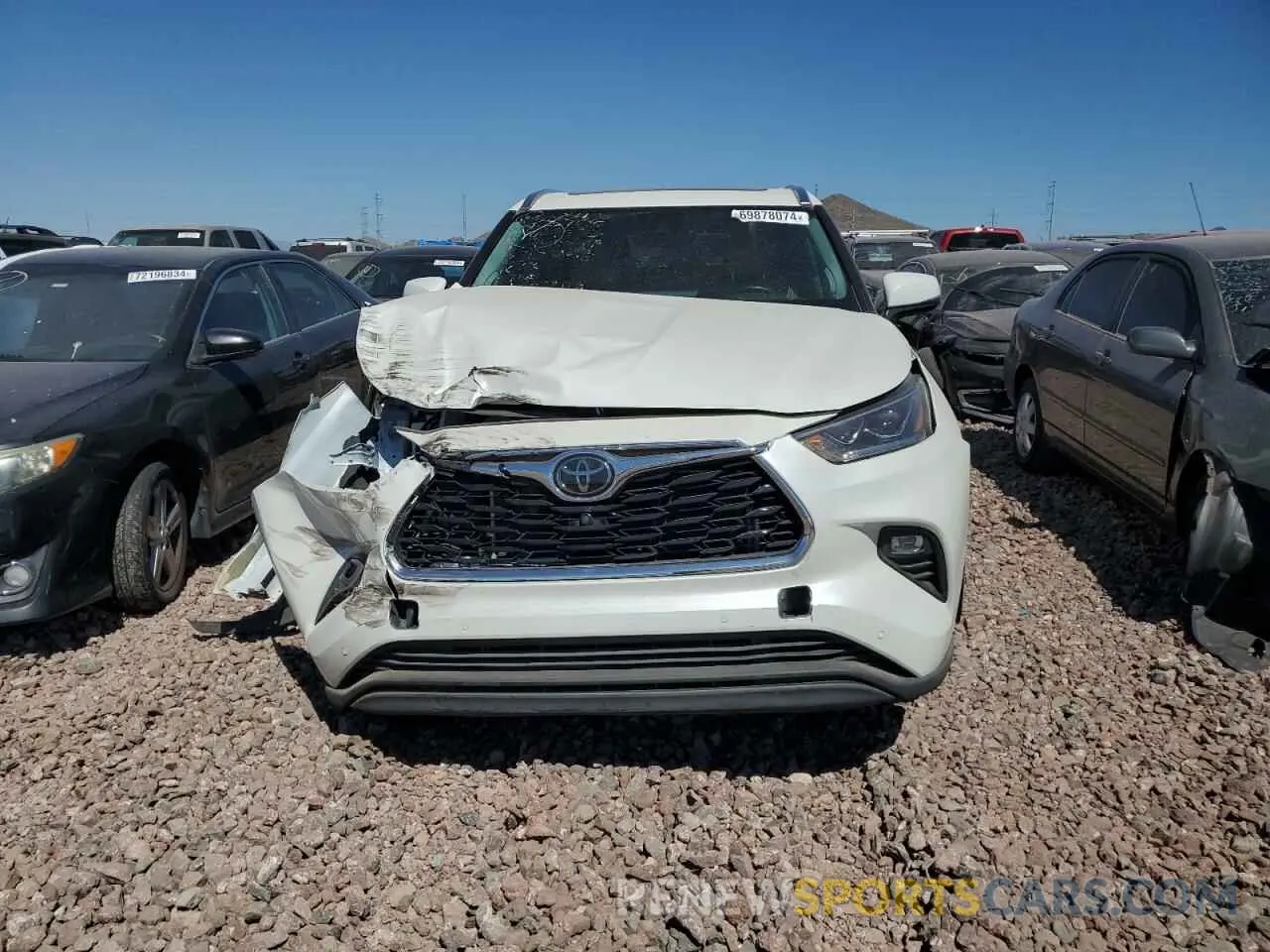 5 Photograph of a damaged car 5TDDZRBH8MS117634 TOYOTA HIGHLANDER 2021
