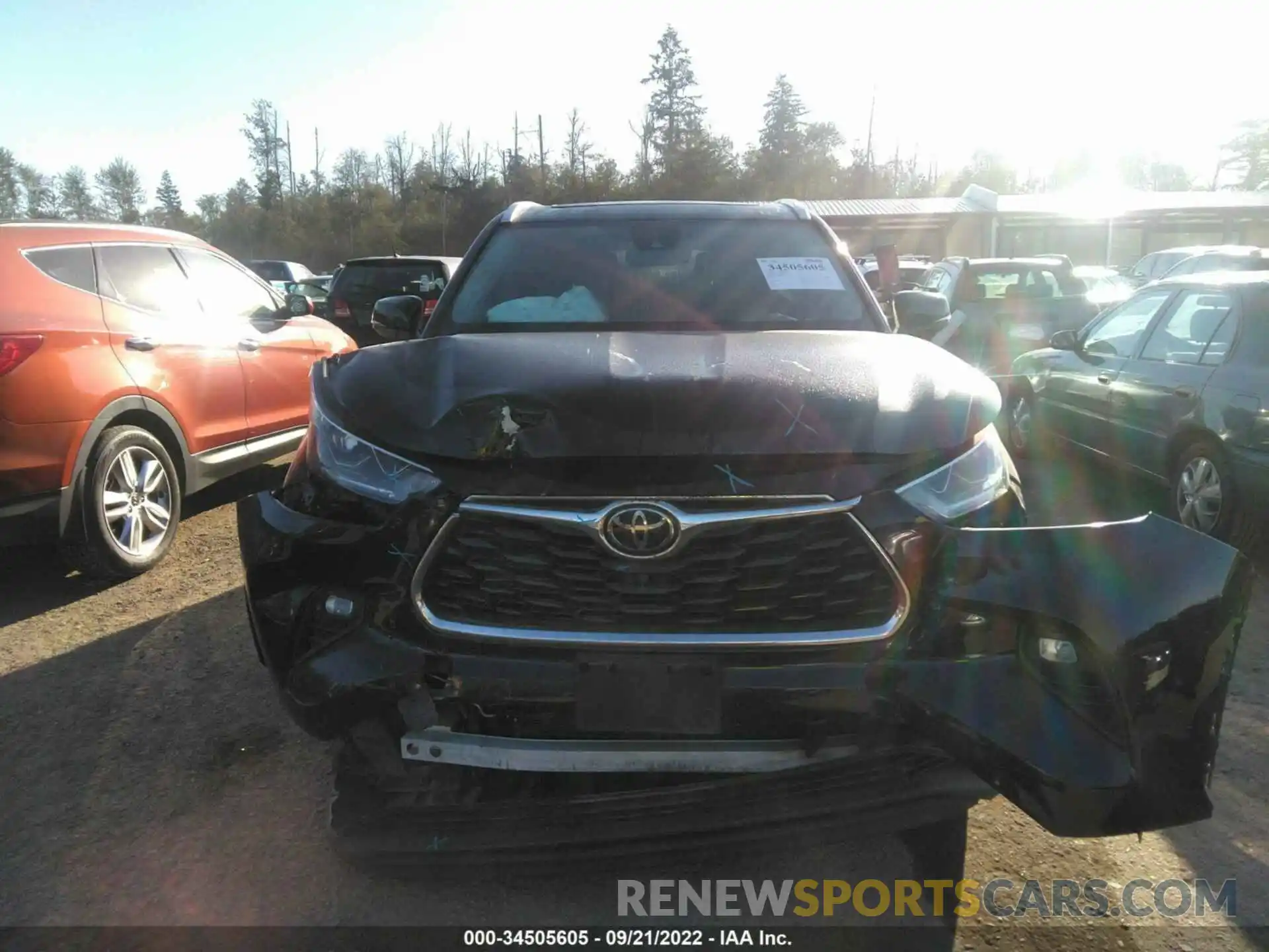 6 Photograph of a damaged car 5TDDZRBH8MS532081 TOYOTA HIGHLANDER 2021