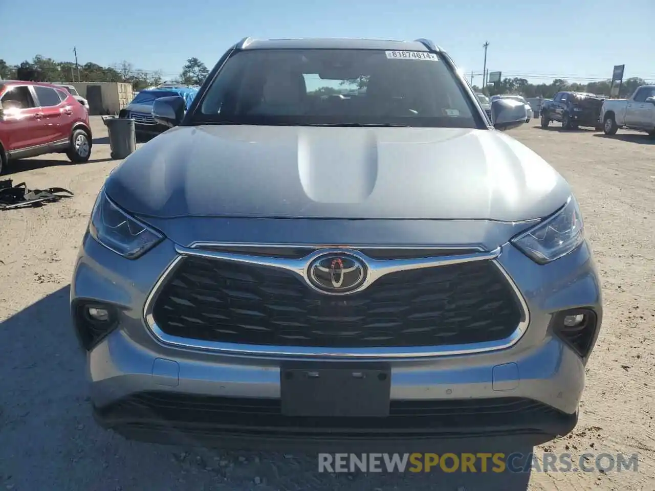 5 Photograph of a damaged car 5TDDZRBH9MS111826 TOYOTA HIGHLANDER 2021