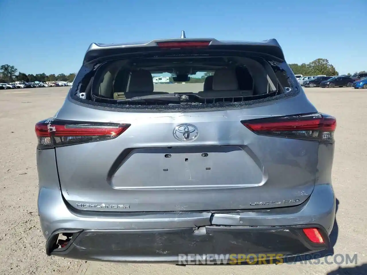 6 Photograph of a damaged car 5TDDZRBH9MS111826 TOYOTA HIGHLANDER 2021