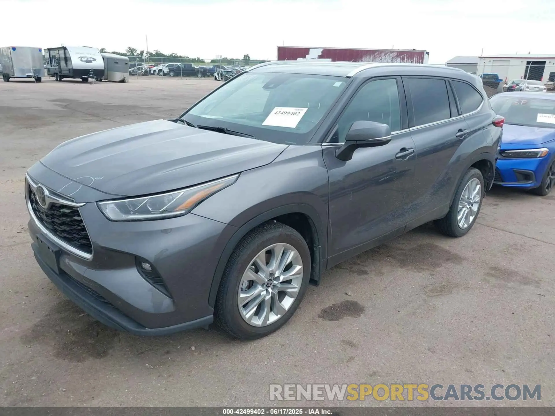 2 Photograph of a damaged car 5TDDZRBH9MS540657 TOYOTA HIGHLANDER 2021