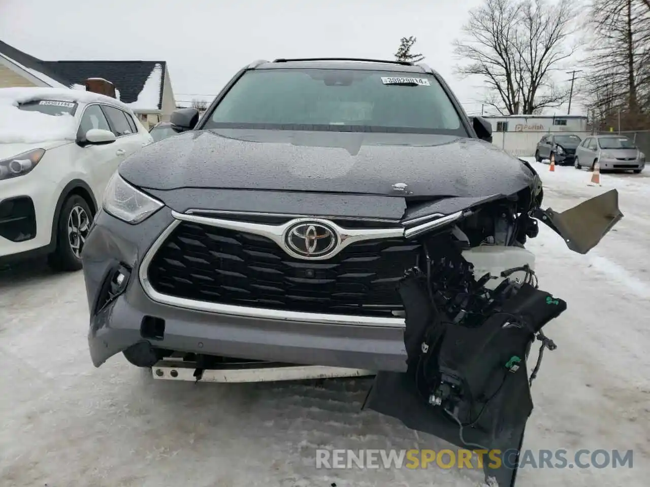 5 Photograph of a damaged car 5TDDZRBH9MS553991 TOYOTA HIGHLANDER 2021