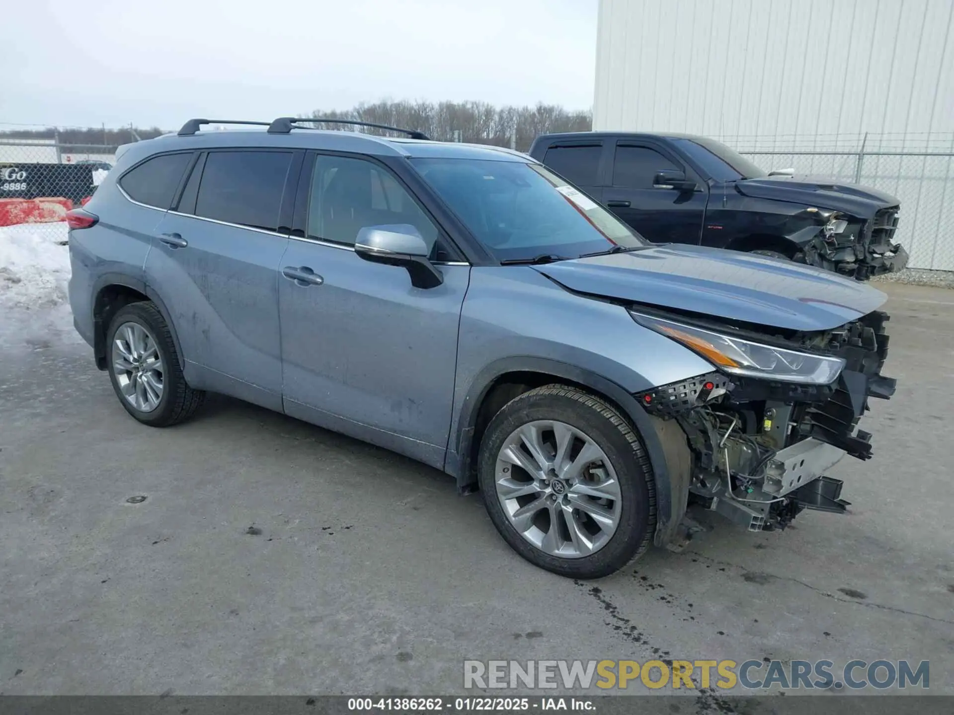 1 Photograph of a damaged car 5TDDZRBHXMS110992 TOYOTA HIGHLANDER 2021