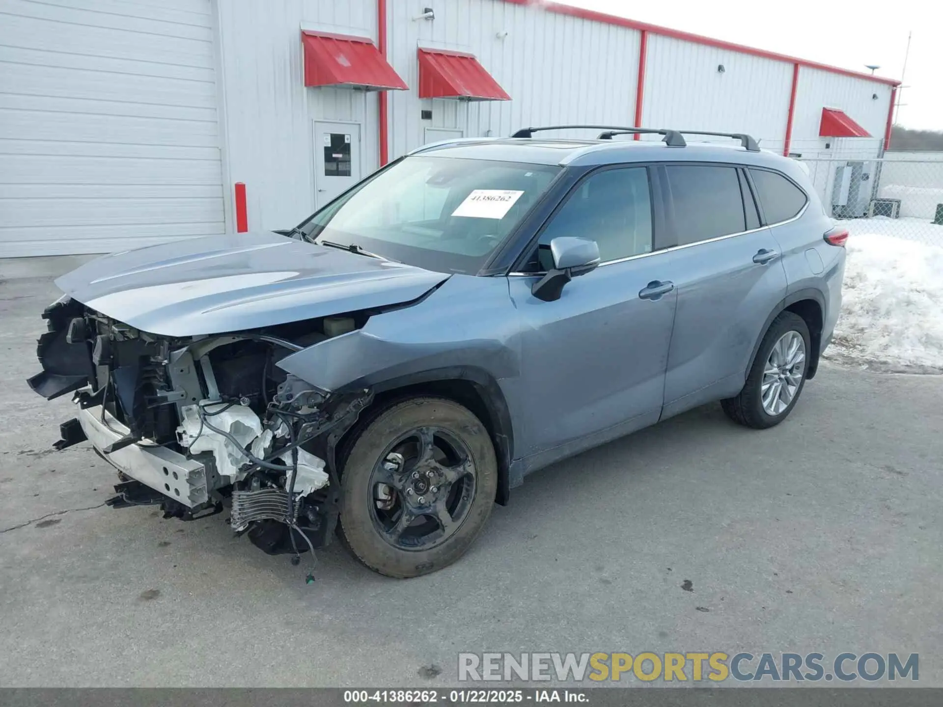 2 Photograph of a damaged car 5TDDZRBHXMS110992 TOYOTA HIGHLANDER 2021