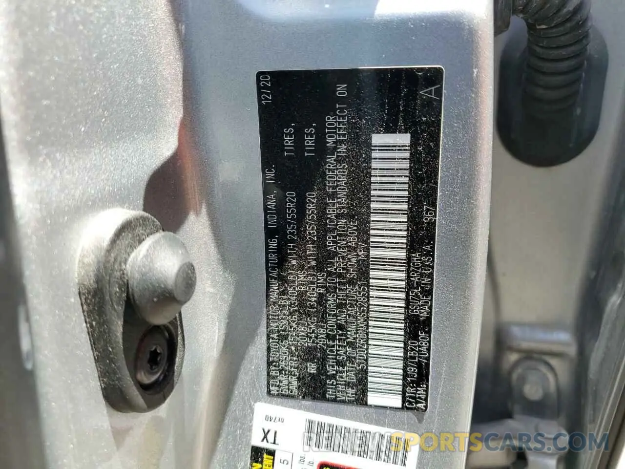 14 Photograph of a damaged car 5TDDZRBHXMS528551 TOYOTA HIGHLANDER 2021