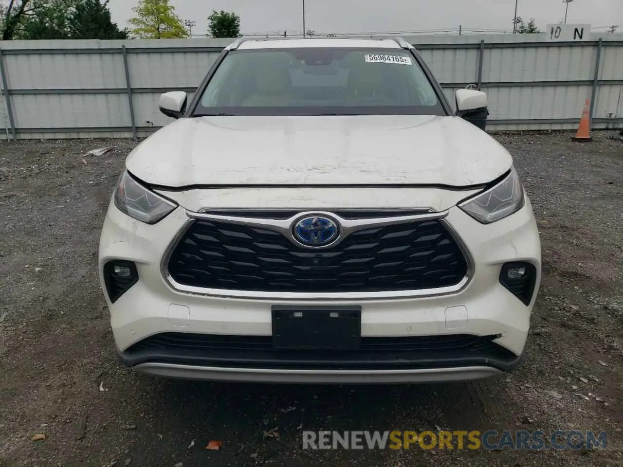 5 Photograph of a damaged car 5TDEBRCH0MS028390 TOYOTA HIGHLANDER 2021