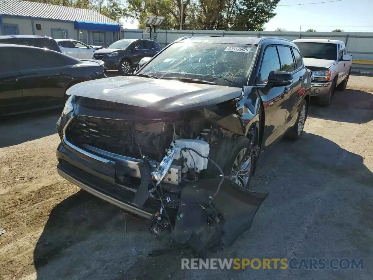 2 Photograph of a damaged car 5TDEBRCH0MS037168 TOYOTA HIGHLANDER 2021