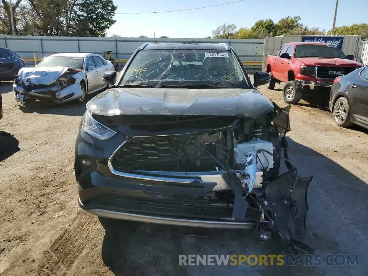 9 Photograph of a damaged car 5TDEBRCH0MS037168 TOYOTA HIGHLANDER 2021