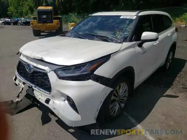 2 Photograph of a damaged car 5TDEBRCH0MS051815 TOYOTA HIGHLANDER 2021