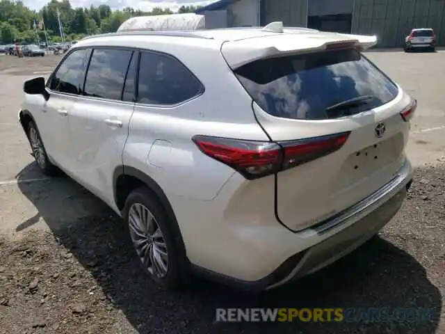 3 Photograph of a damaged car 5TDEBRCH0MS051815 TOYOTA HIGHLANDER 2021