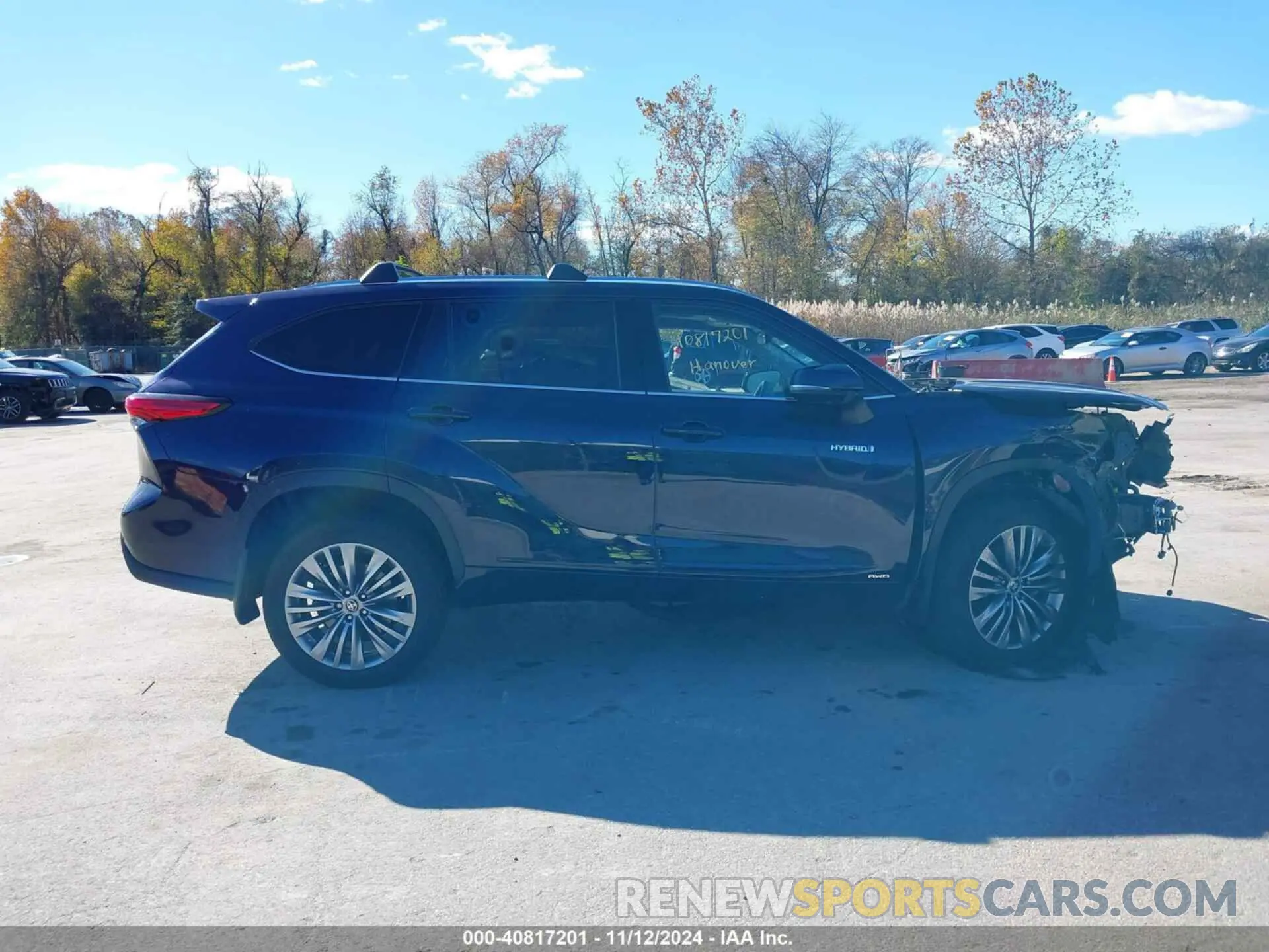 13 Photograph of a damaged car 5TDEBRCH1MS015793 TOYOTA HIGHLANDER 2021