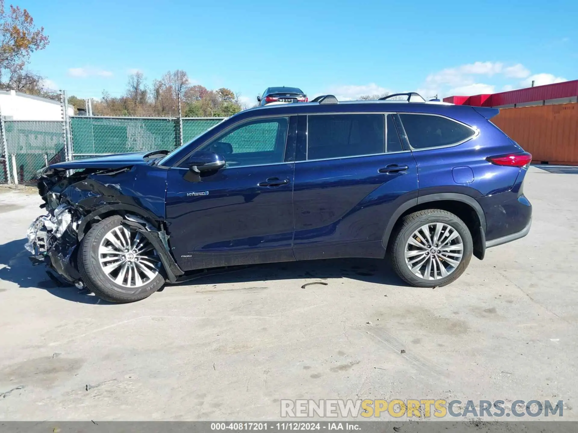 14 Photograph of a damaged car 5TDEBRCH1MS015793 TOYOTA HIGHLANDER 2021