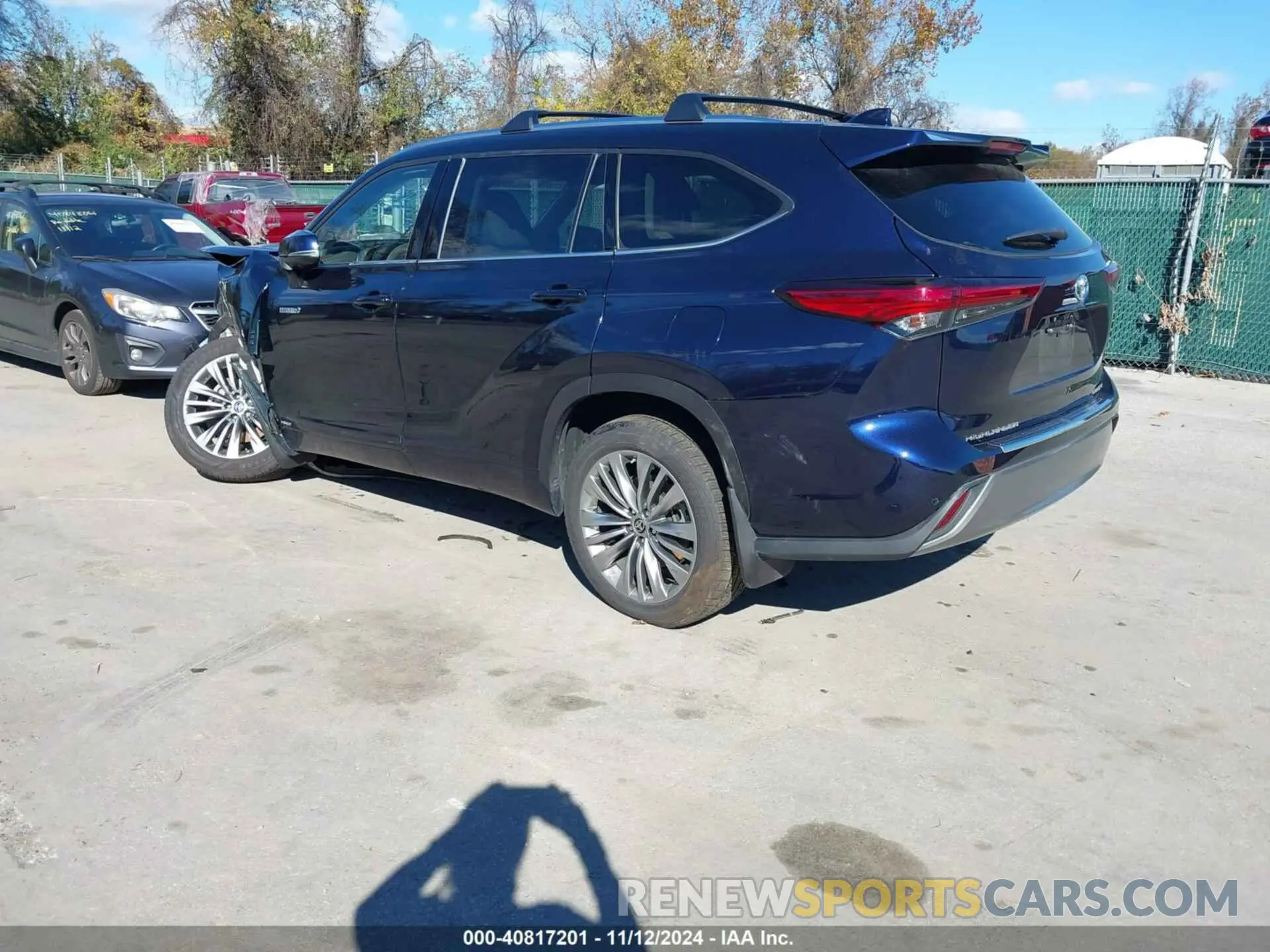 3 Photograph of a damaged car 5TDEBRCH1MS015793 TOYOTA HIGHLANDER 2021