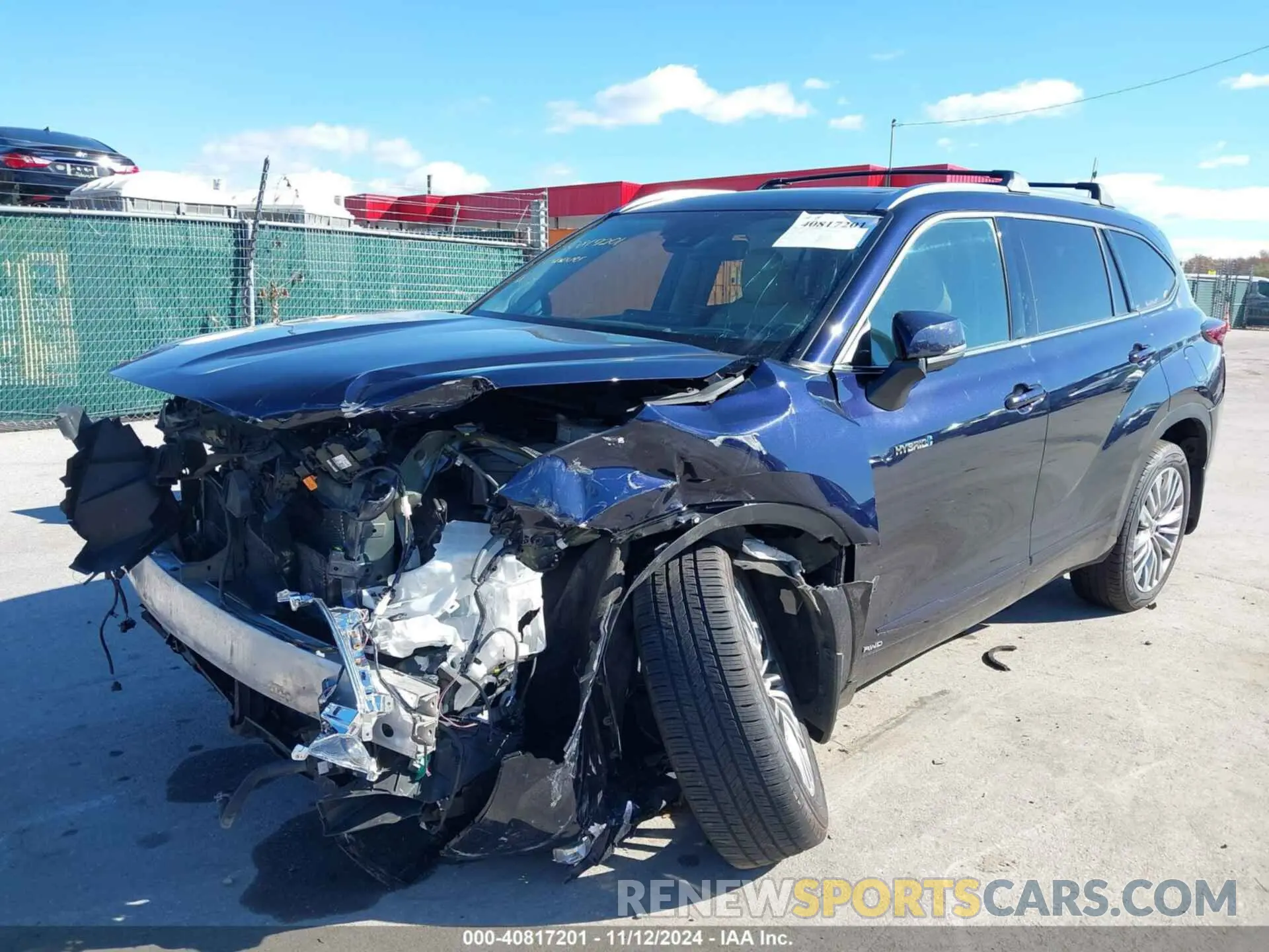 6 Photograph of a damaged car 5TDEBRCH1MS015793 TOYOTA HIGHLANDER 2021