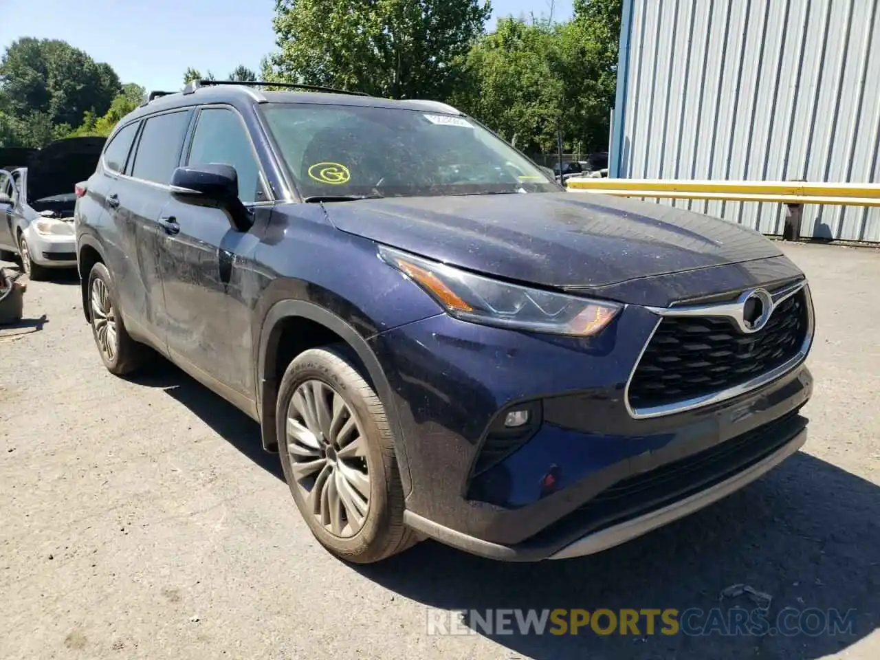 1 Photograph of a damaged car 5TDEBRCH1MS024817 TOYOTA HIGHLANDER 2021