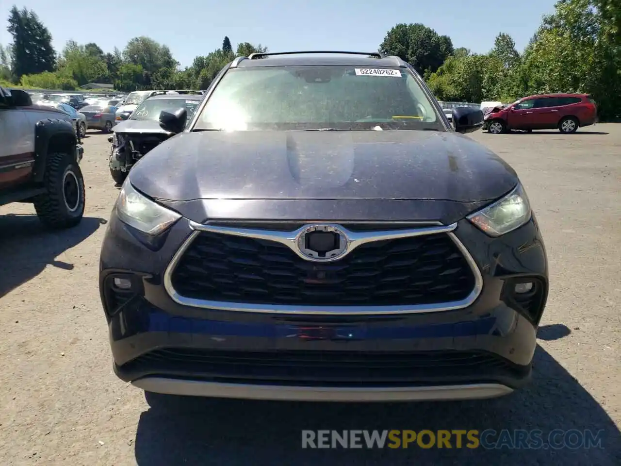 9 Photograph of a damaged car 5TDEBRCH1MS024817 TOYOTA HIGHLANDER 2021