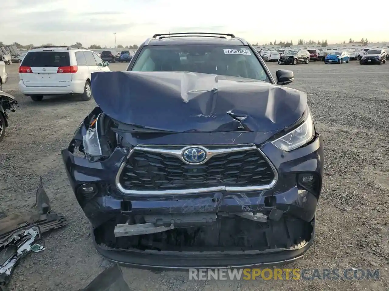 5 Photograph of a damaged car 5TDEBRCH1MS034361 TOYOTA HIGHLANDER 2021