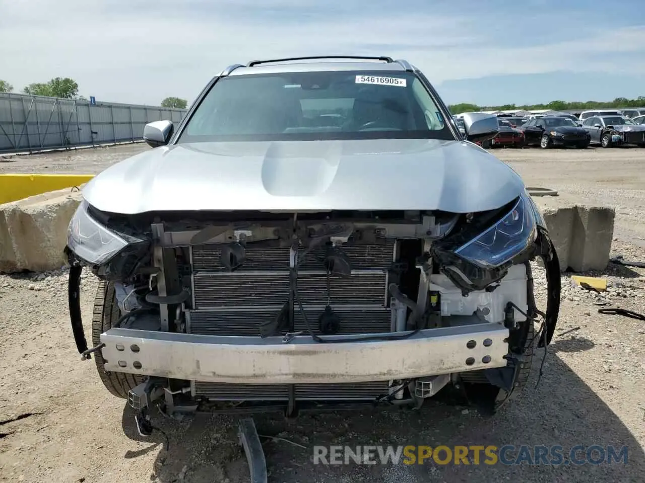5 Photograph of a damaged car 5TDEBRCH1MS047076 TOYOTA HIGHLANDER 2021