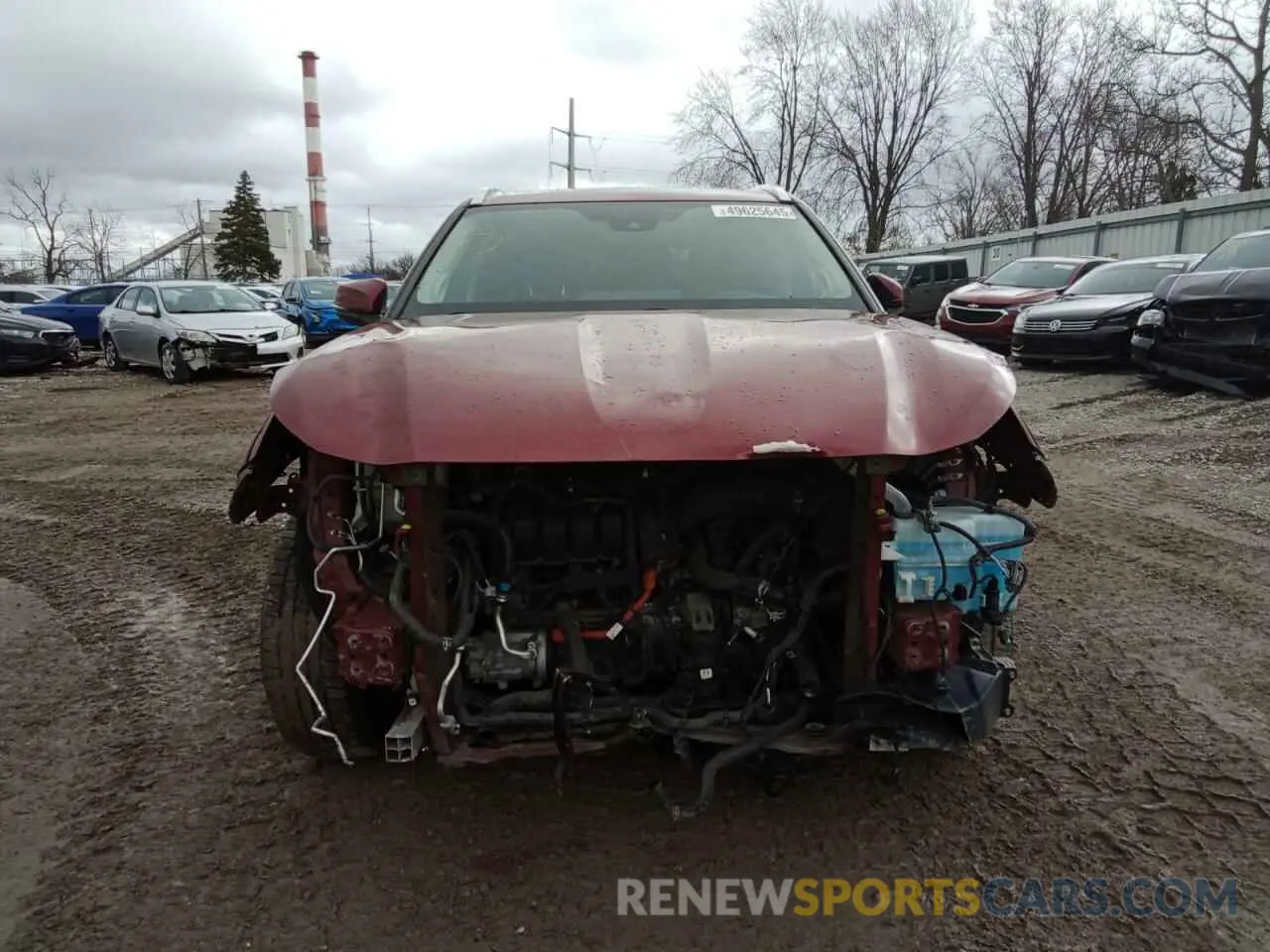 5 Photograph of a damaged car 5TDEBRCH2MS015317 TOYOTA HIGHLANDER 2021