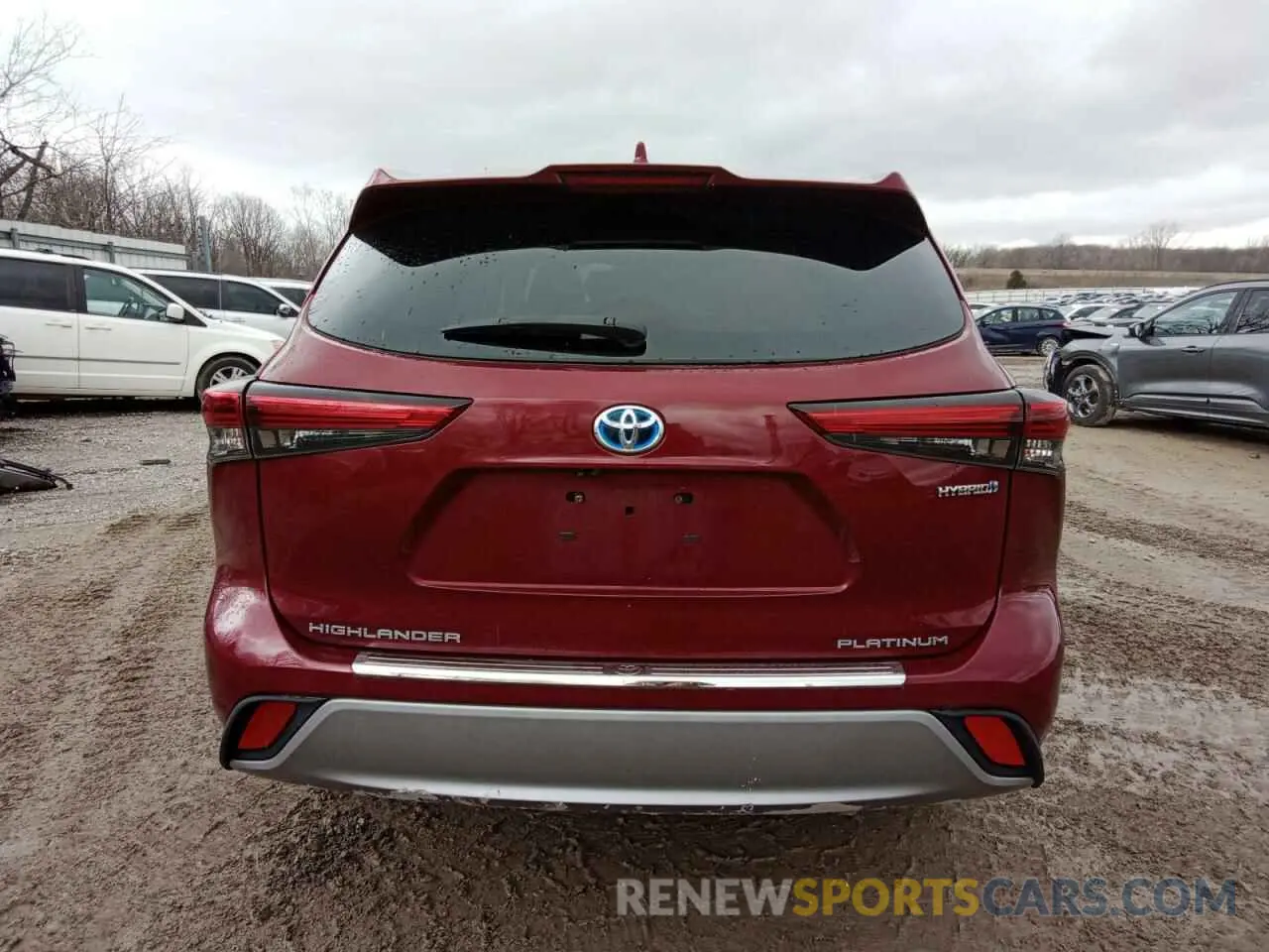 6 Photograph of a damaged car 5TDEBRCH2MS015317 TOYOTA HIGHLANDER 2021