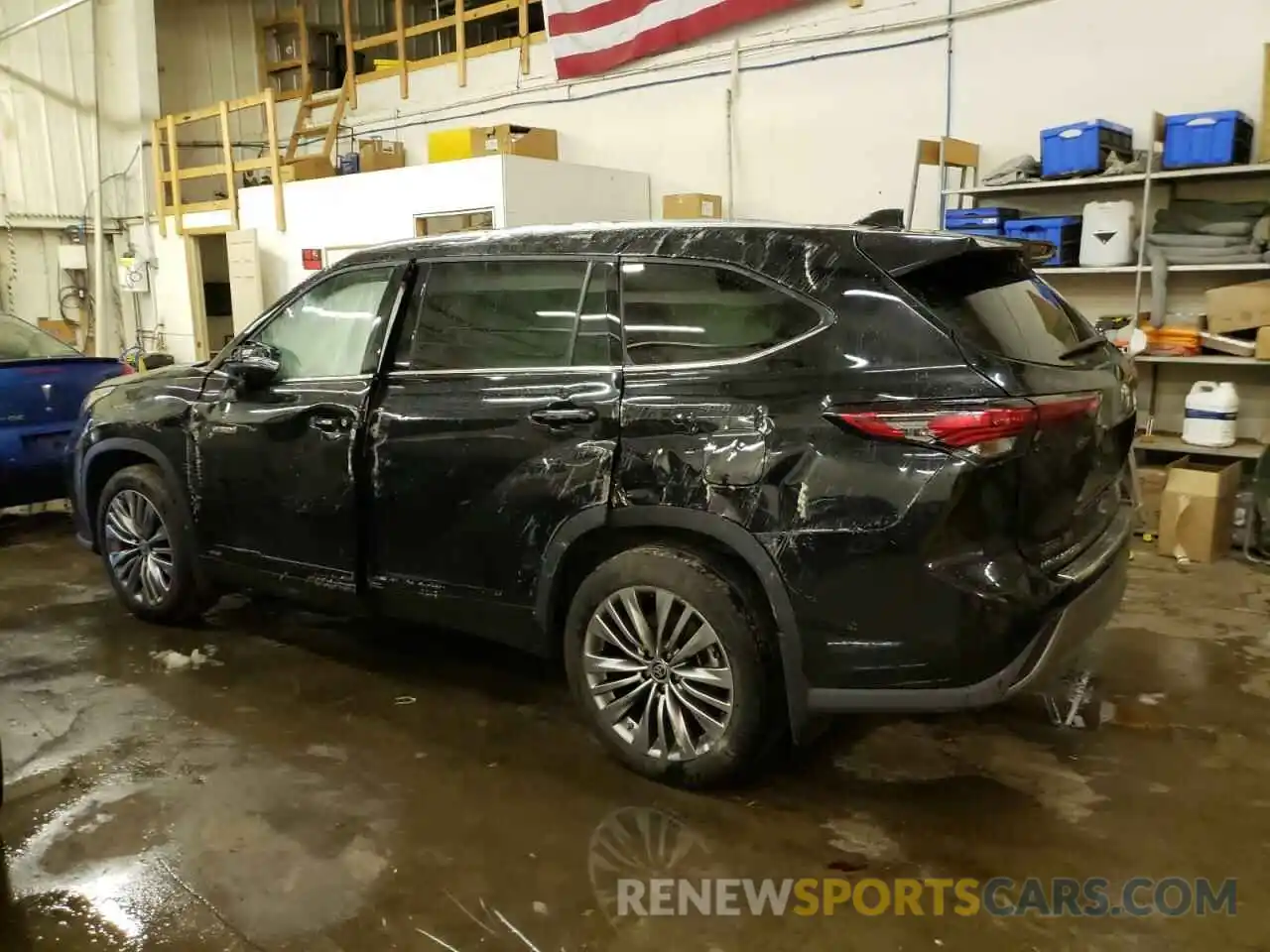 2 Photograph of a damaged car 5TDEBRCH2MS017942 TOYOTA HIGHLANDER 2021