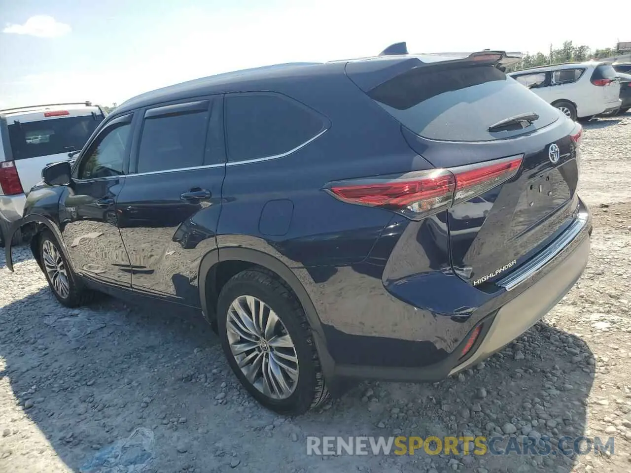 2 Photograph of a damaged car 5TDEBRCH2MS021540 TOYOTA HIGHLANDER 2021