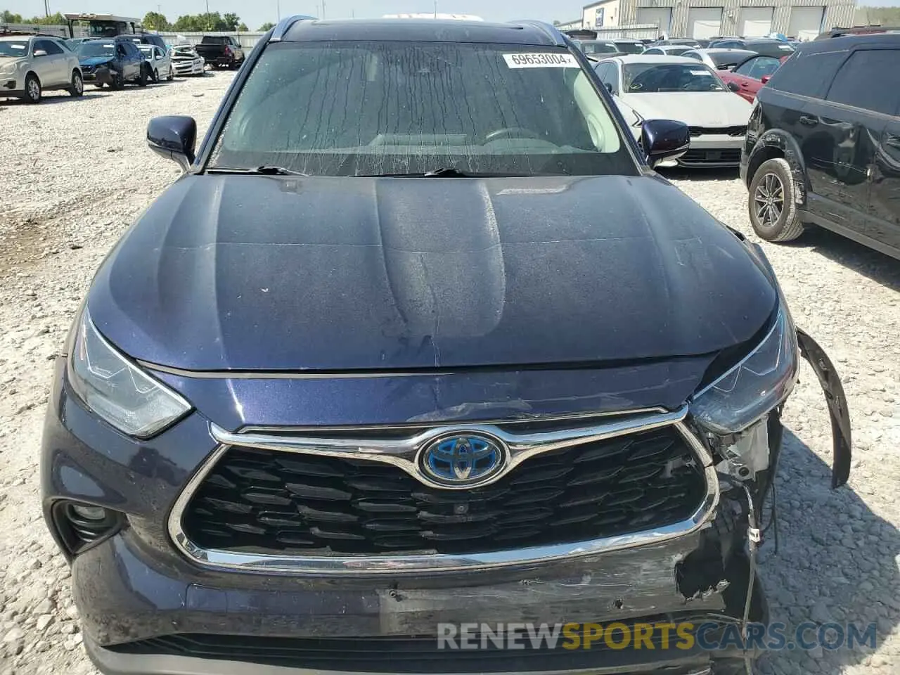 5 Photograph of a damaged car 5TDEBRCH2MS021540 TOYOTA HIGHLANDER 2021