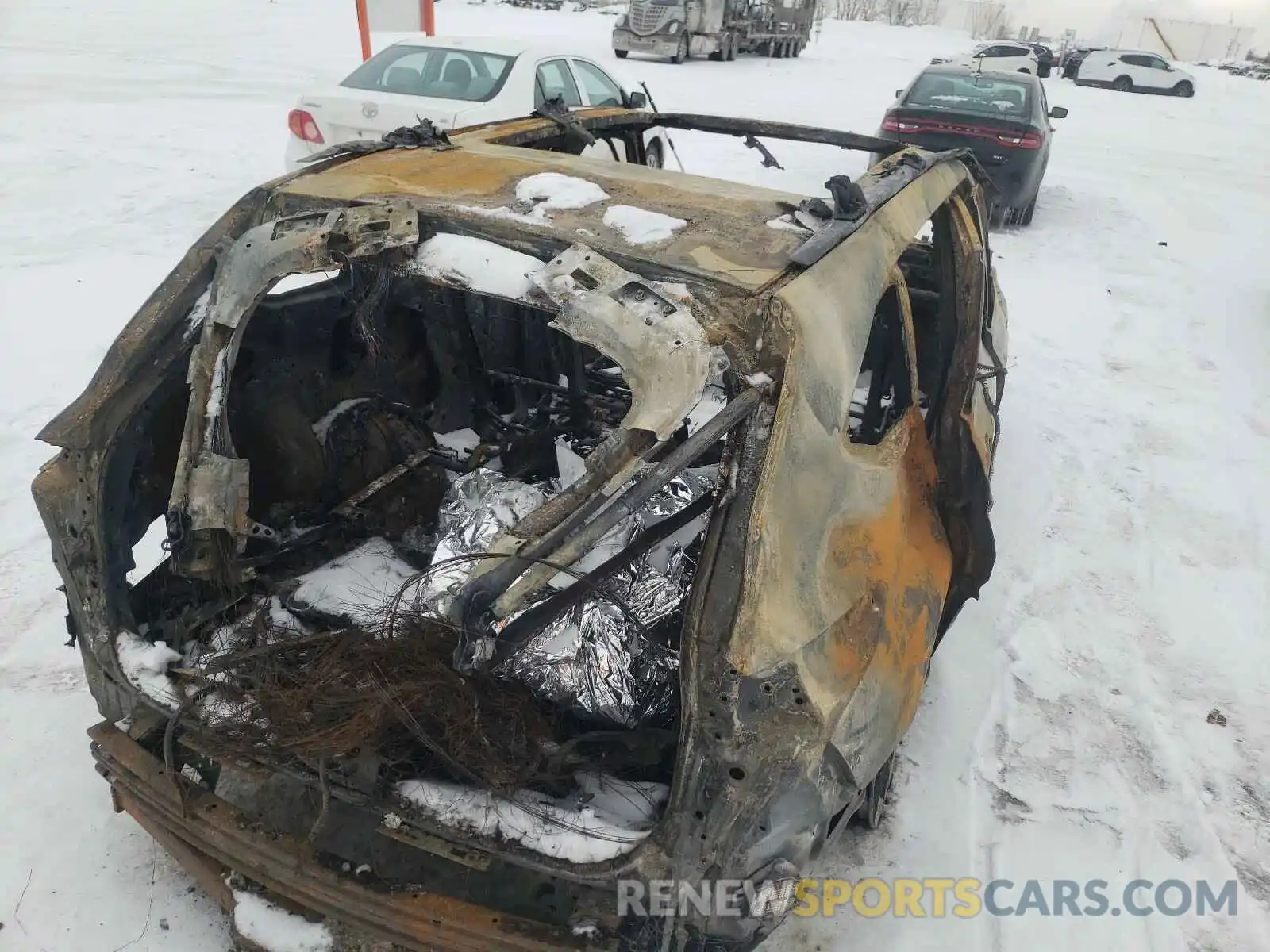 10 Photograph of a damaged car 5TDEBRCH2MS022249 TOYOTA HIGHLANDER 2021