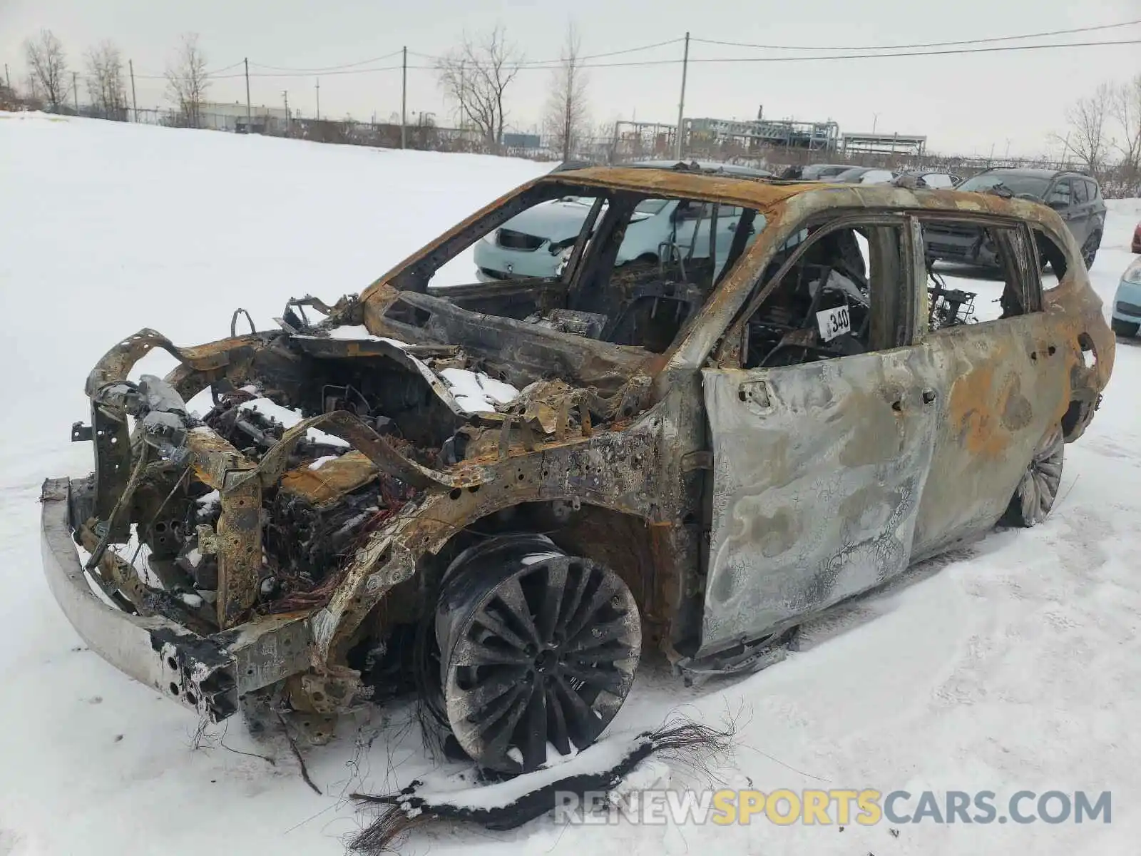 2 Photograph of a damaged car 5TDEBRCH2MS022249 TOYOTA HIGHLANDER 2021