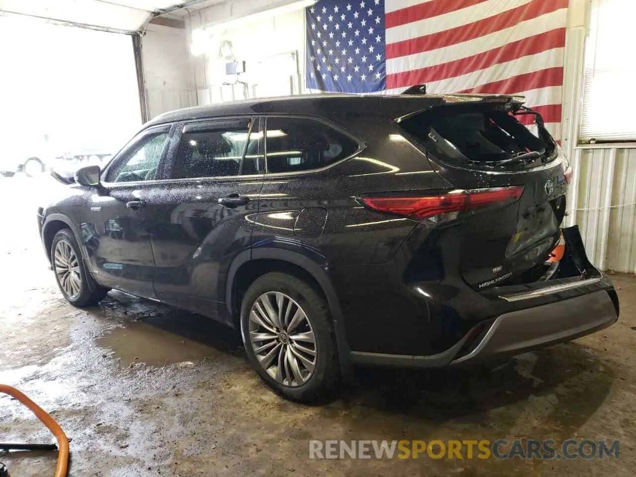 2 Photograph of a damaged car 5TDEBRCH2MS068048 TOYOTA HIGHLANDER 2021