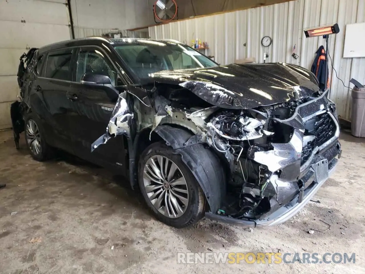 4 Photograph of a damaged car 5TDEBRCH2MS068048 TOYOTA HIGHLANDER 2021