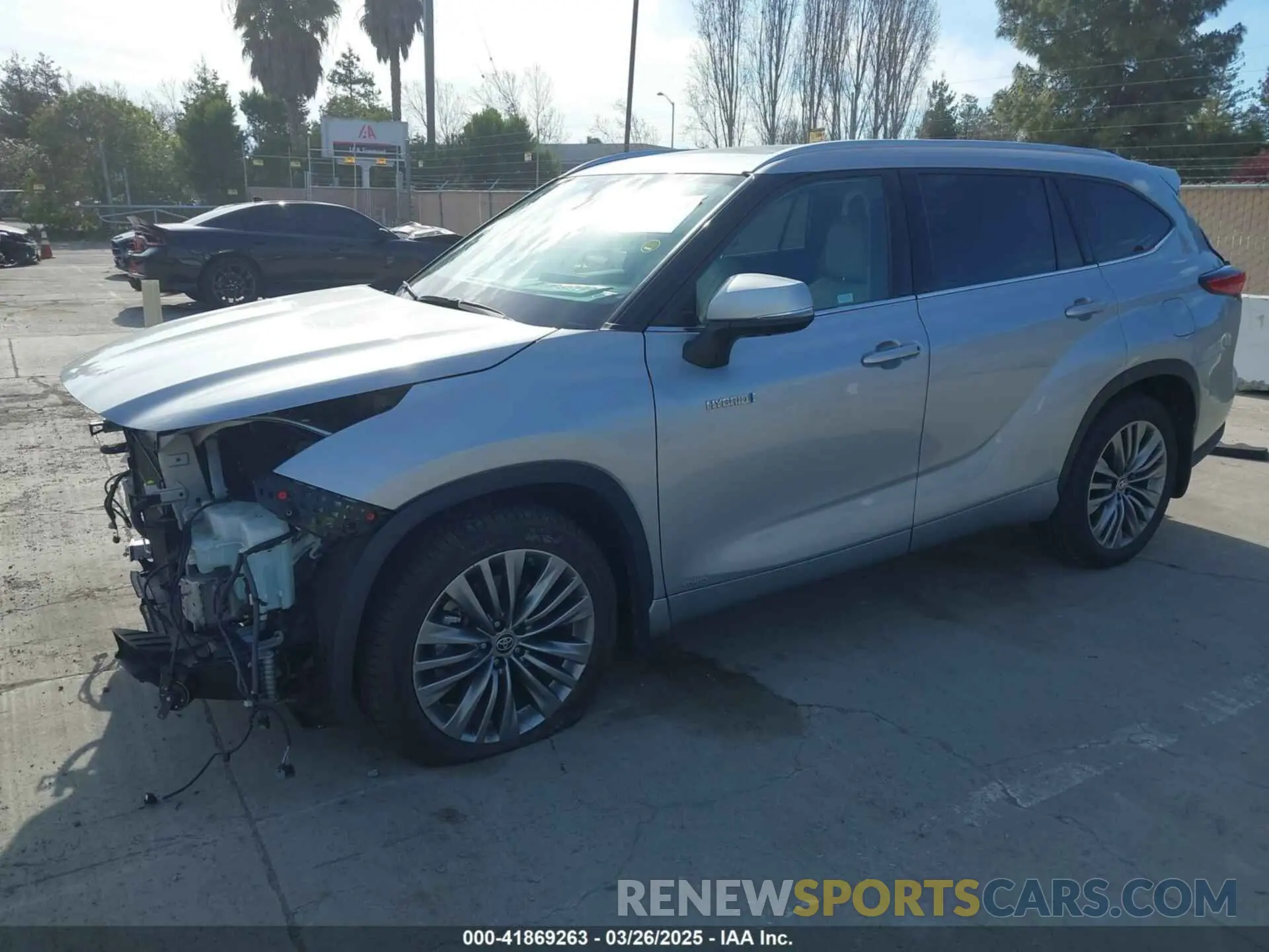 2 Photograph of a damaged car 5TDEBRCH3MS017352 TOYOTA HIGHLANDER 2021