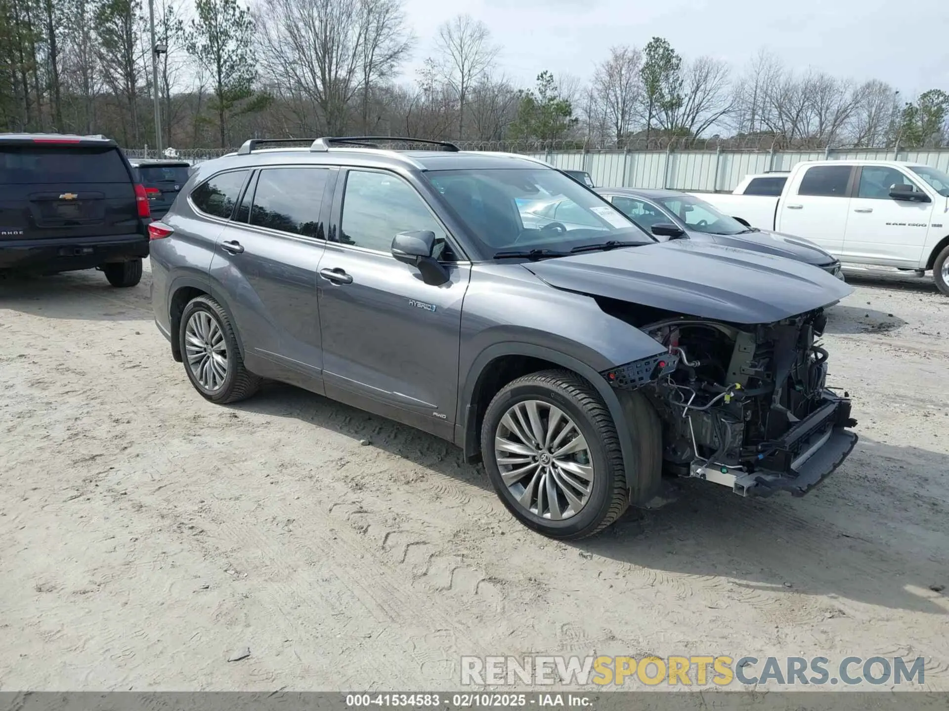 1 Photograph of a damaged car 5TDEBRCH4MS026853 TOYOTA HIGHLANDER 2021
