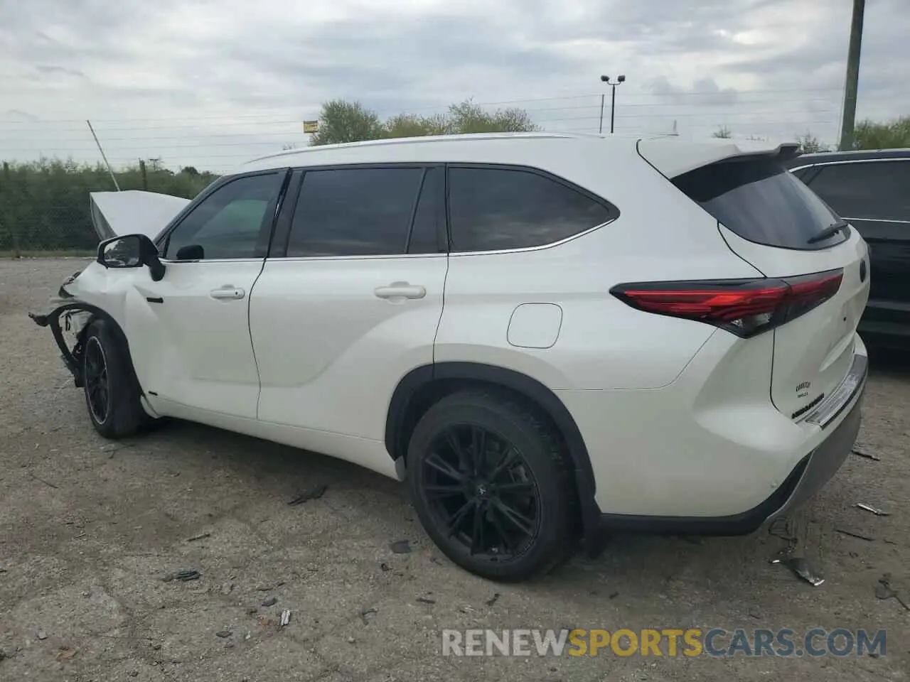 2 Photograph of a damaged car 5TDEBRCH5MS016560 TOYOTA HIGHLANDER 2021