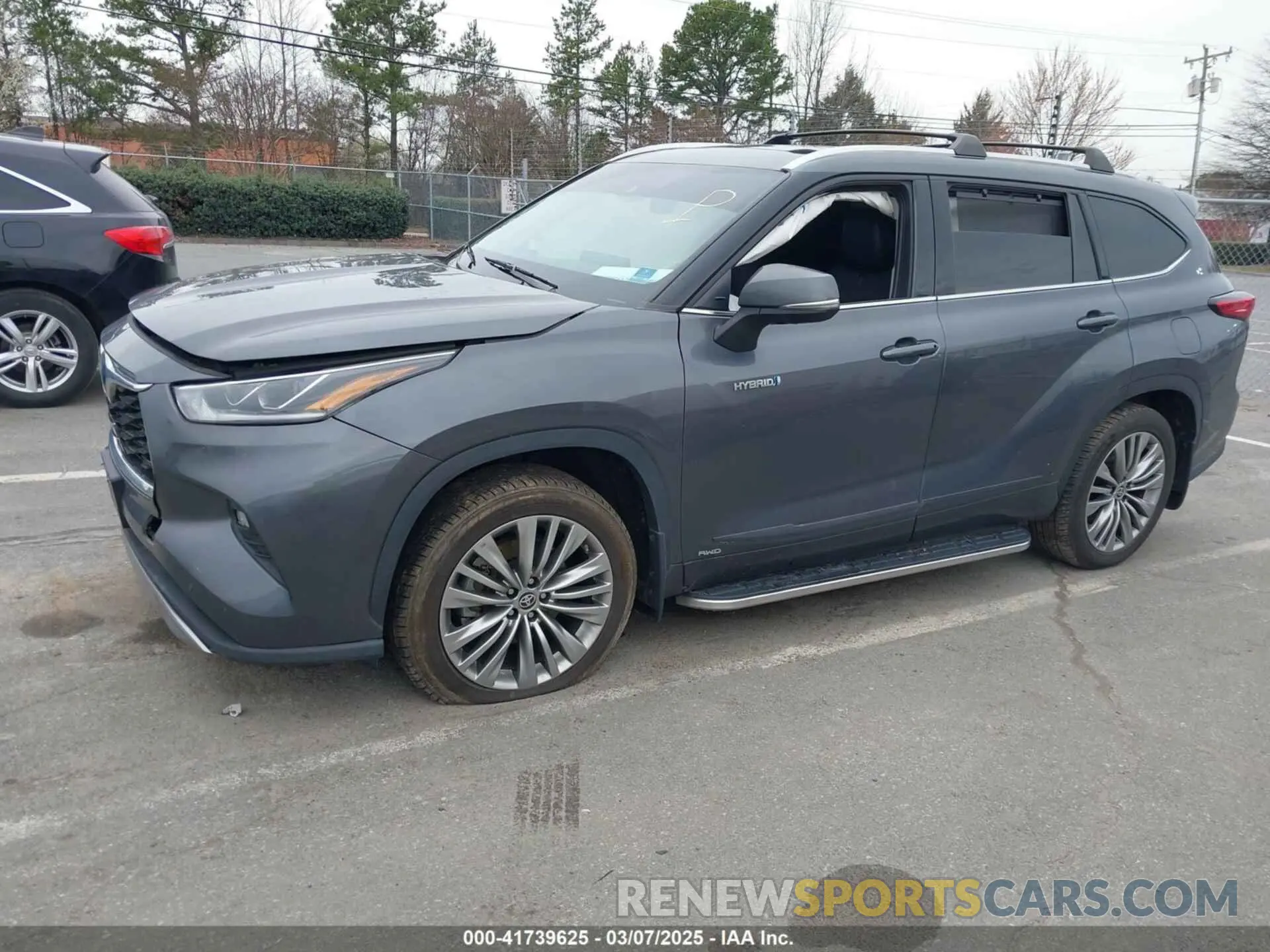 2 Photograph of a damaged car 5TDEBRCH5MS021242 TOYOTA HIGHLANDER 2021