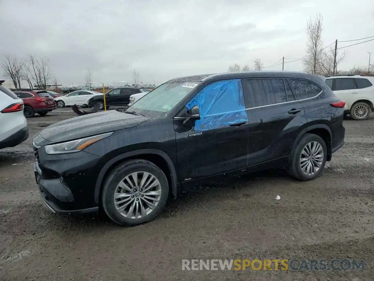 1 Photograph of a damaged car 5TDEBRCH5MS025629 TOYOTA HIGHLANDER 2021