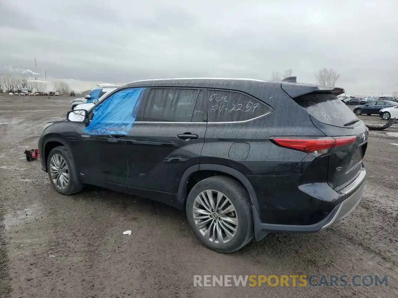 2 Photograph of a damaged car 5TDEBRCH5MS025629 TOYOTA HIGHLANDER 2021