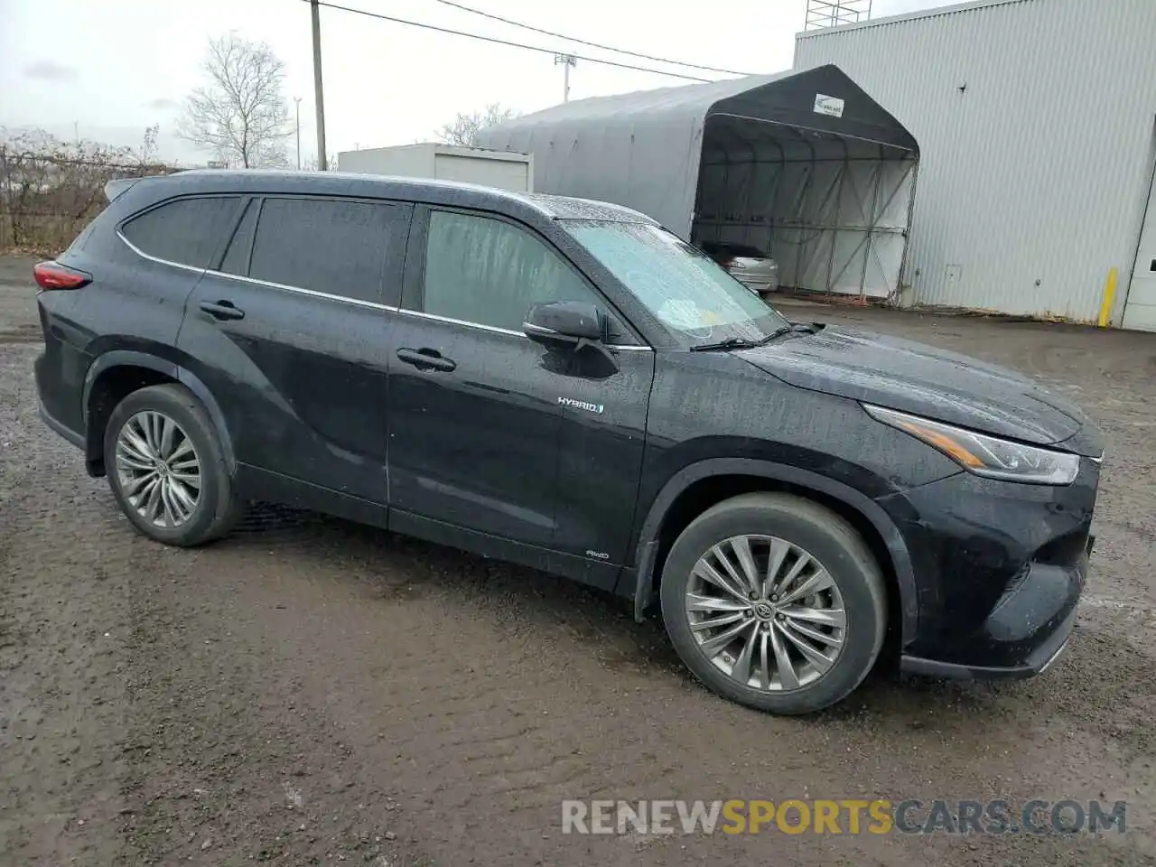 4 Photograph of a damaged car 5TDEBRCH5MS025629 TOYOTA HIGHLANDER 2021