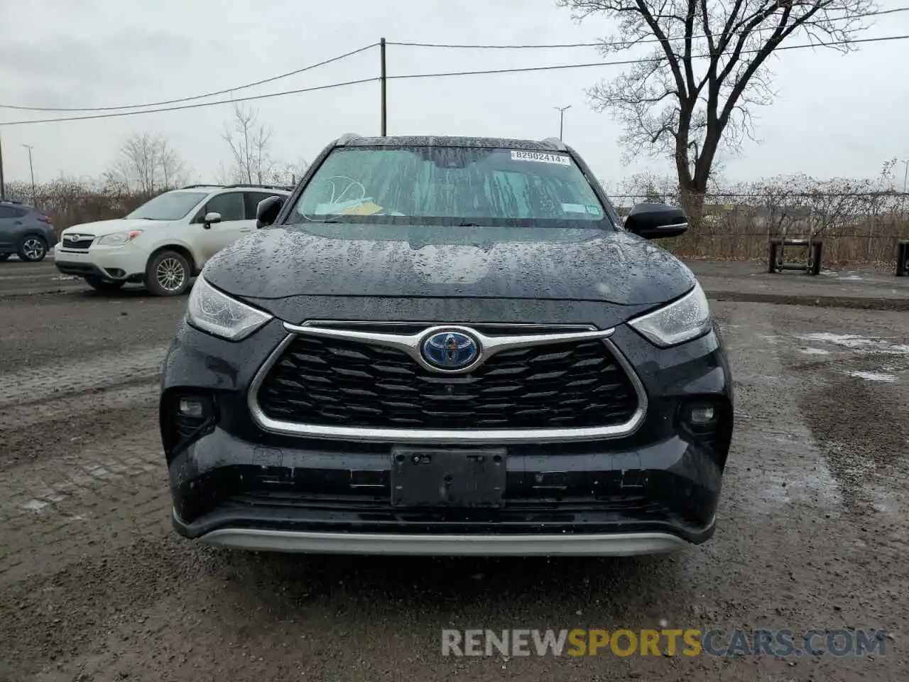 5 Photograph of a damaged car 5TDEBRCH5MS025629 TOYOTA HIGHLANDER 2021