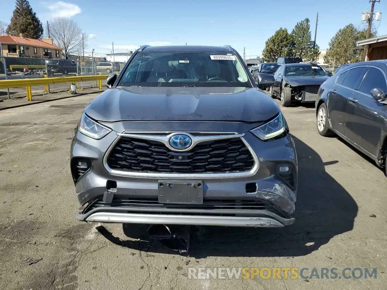 5 Photograph of a damaged car 5TDEBRCH6MS015210 TOYOTA HIGHLANDER 2021
