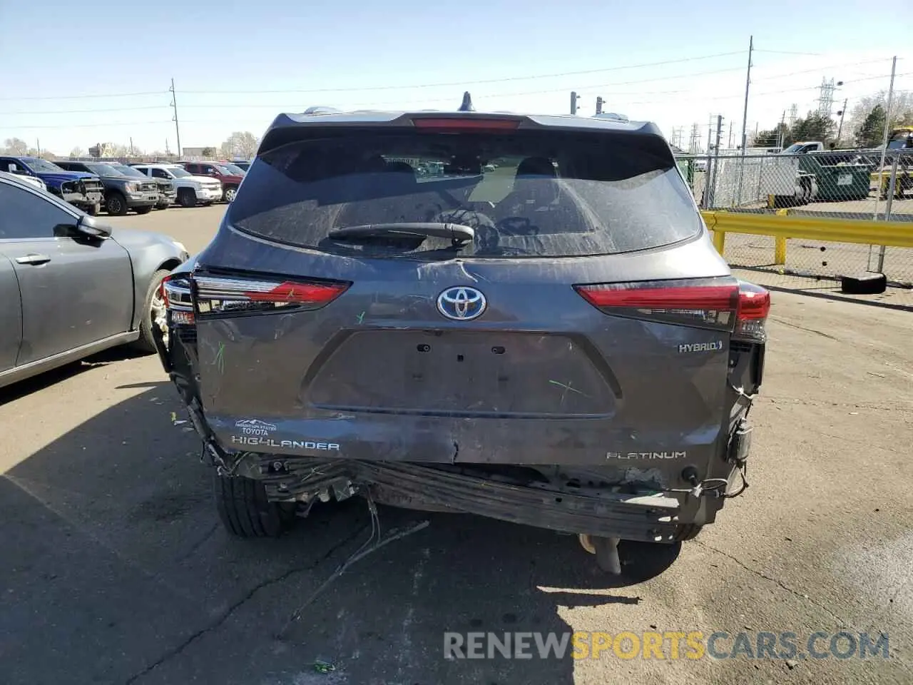 6 Photograph of a damaged car 5TDEBRCH6MS015210 TOYOTA HIGHLANDER 2021