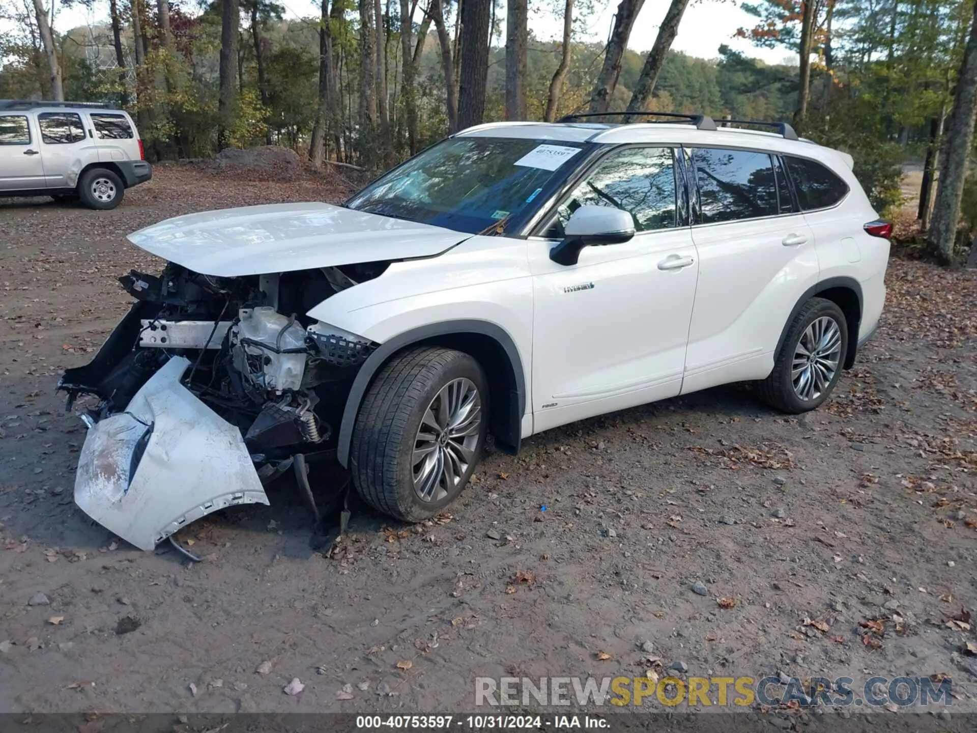 2 Photograph of a damaged car 5TDEBRCH6MS024425 TOYOTA HIGHLANDER 2021