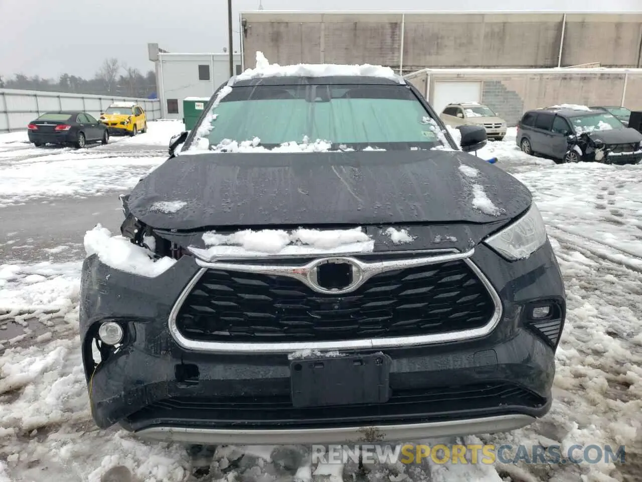 5 Photograph of a damaged car 5TDEBRCH6MS024781 TOYOTA HIGHLANDER 2021