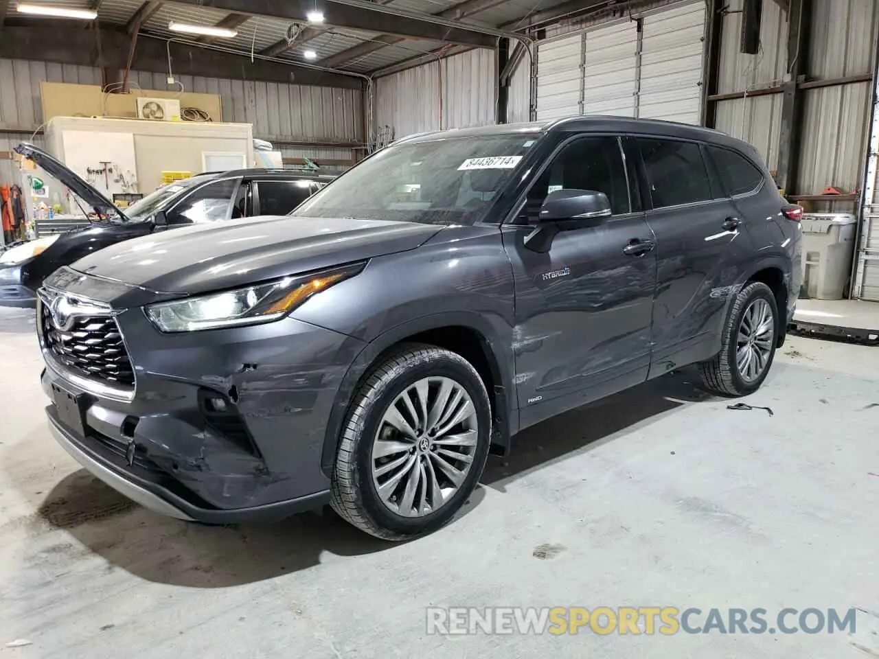 1 Photograph of a damaged car 5TDEBRCH6MS029382 TOYOTA HIGHLANDER 2021
