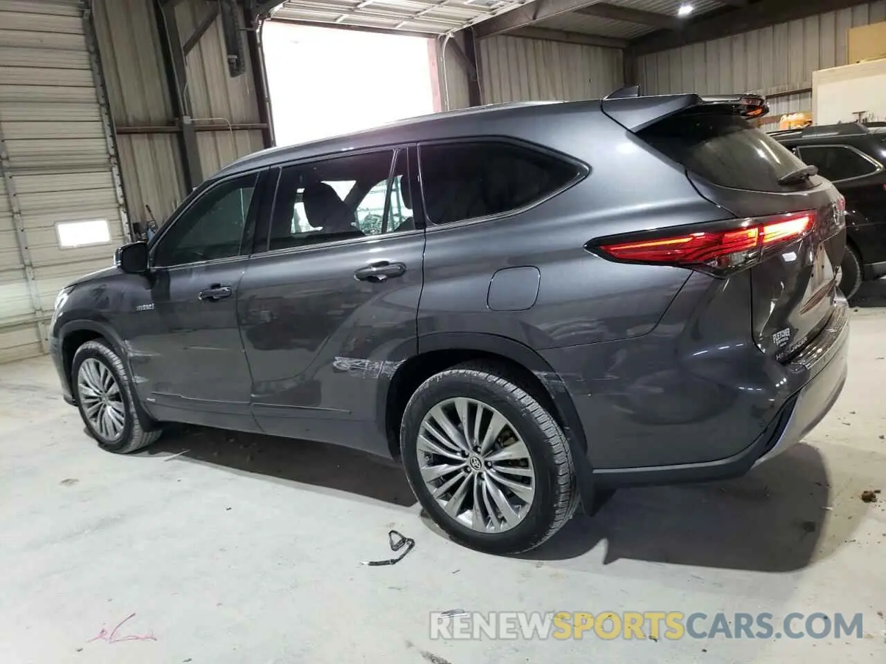 2 Photograph of a damaged car 5TDEBRCH6MS029382 TOYOTA HIGHLANDER 2021
