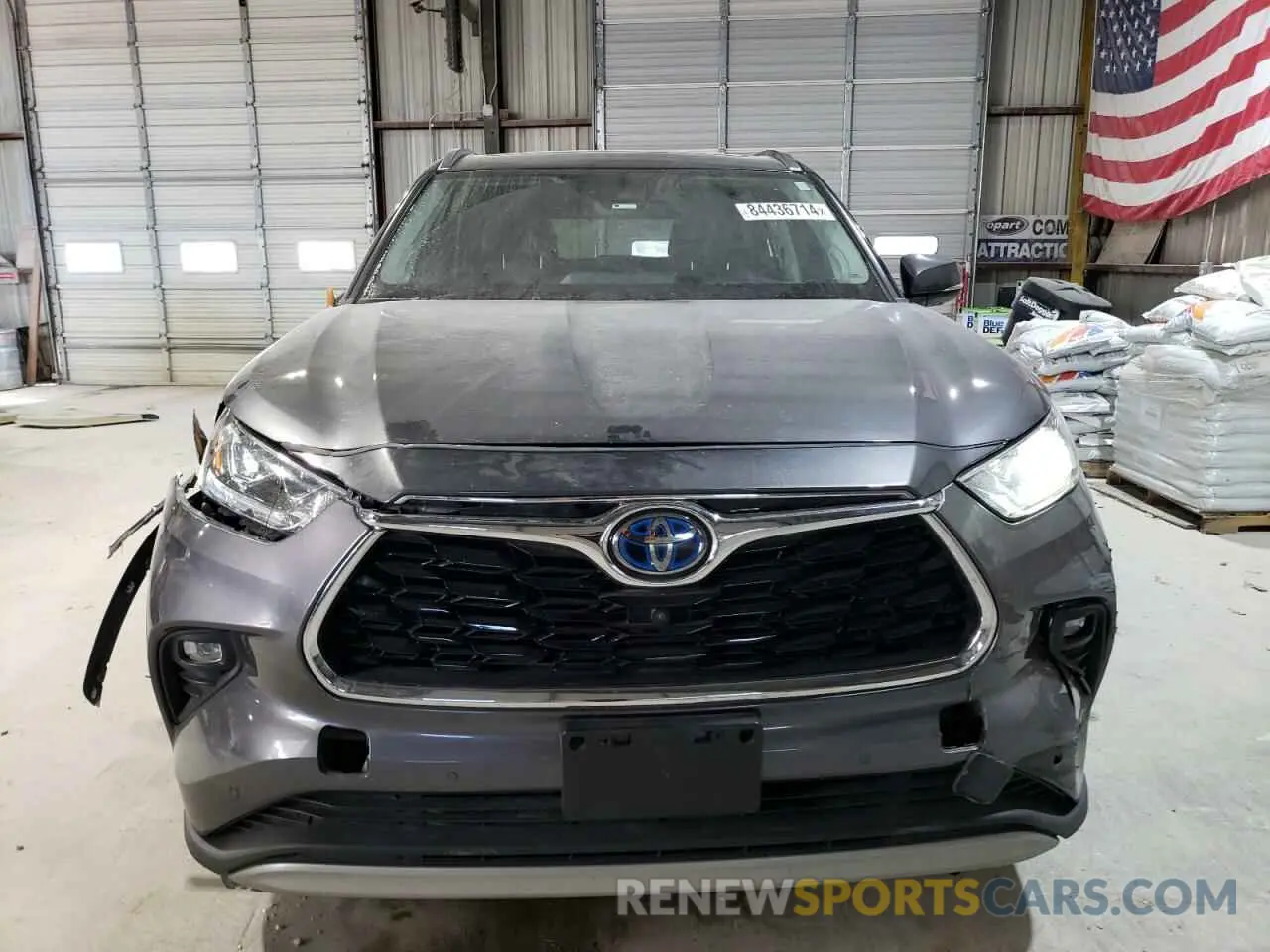 5 Photograph of a damaged car 5TDEBRCH6MS029382 TOYOTA HIGHLANDER 2021