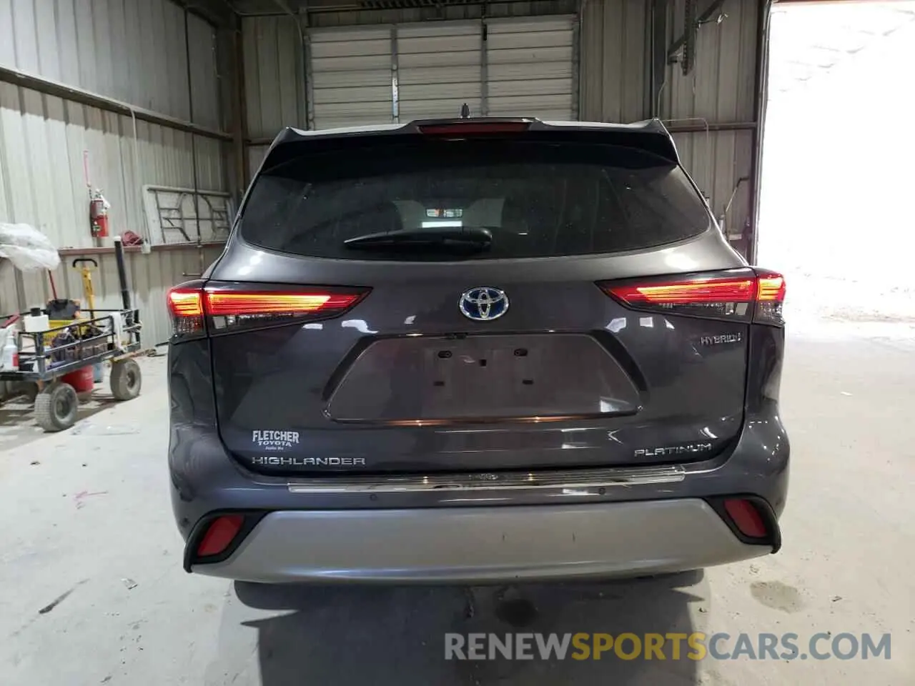 6 Photograph of a damaged car 5TDEBRCH6MS029382 TOYOTA HIGHLANDER 2021
