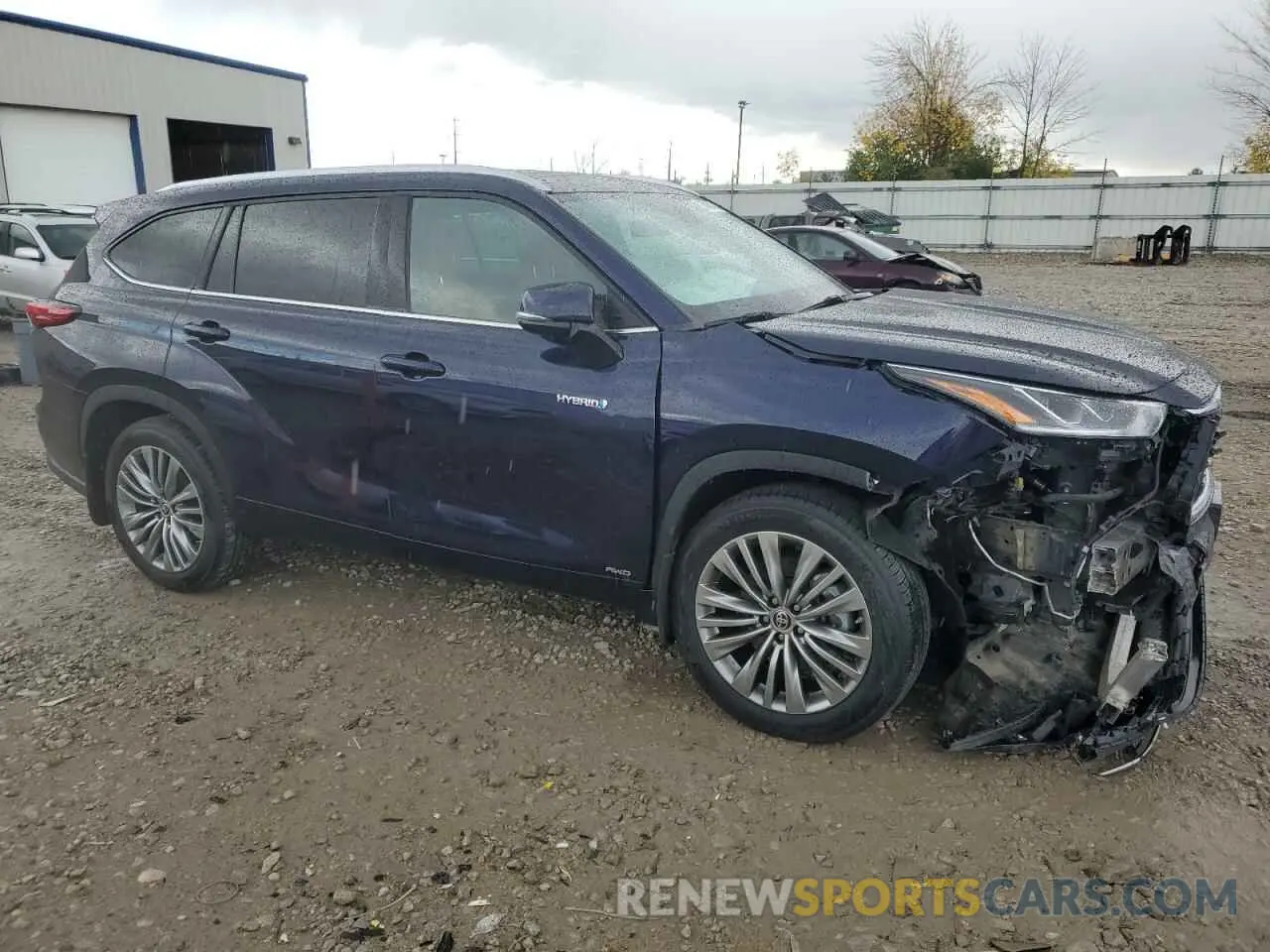 4 Photograph of a damaged car 5TDEBRCH7MS065890 TOYOTA HIGHLANDER 2021